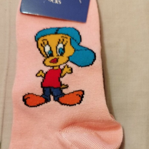 Three pairs of children's socks with Mickey and Tweety new
