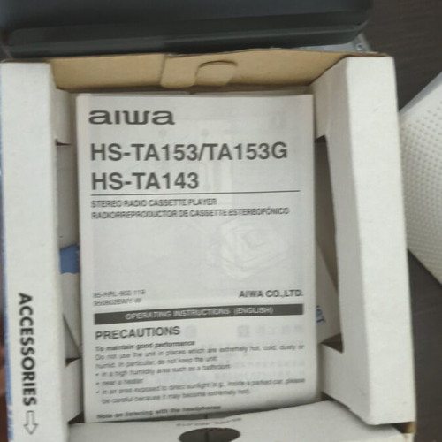 Aiwa TA153 Super Bass vintage cassette radio