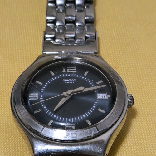Swatch Irony 2007 watch used, silver