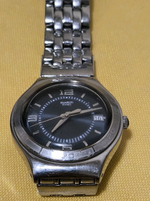 Swatch Irony 2007 watch used, silver