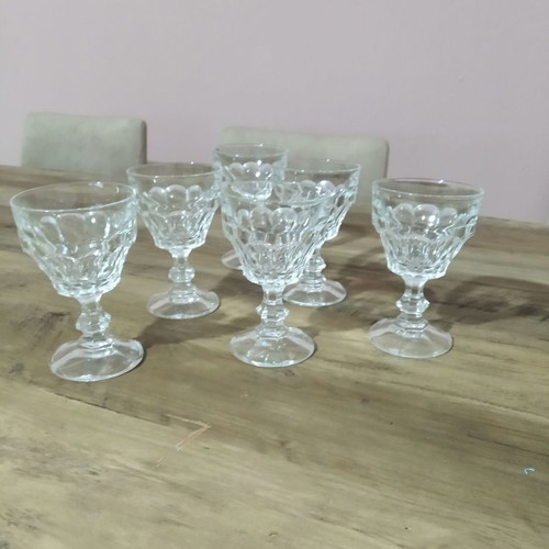Vitrozax Italy wine glasses set of 6 used