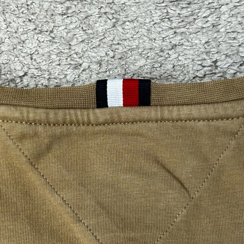 Tommy Hilfiger Slim T-shirt S like new, logo embroidery, green