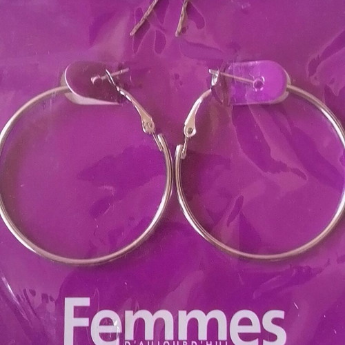 Cadeau metal earrings new