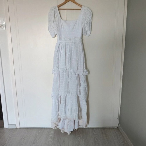 Wedding dress white handmade, like new, size S