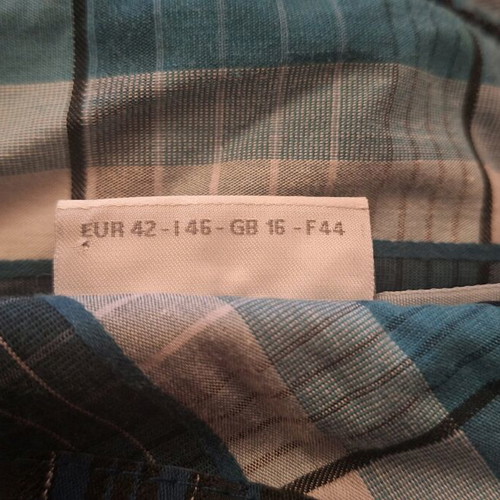 Street One women's plaid shirt like new, gray-black-light blue-blue