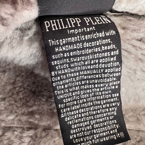 Philipp Plein Sheepskin Jacket size S like new, gray