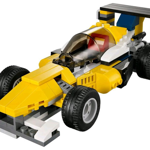 Lego Creator Yellow Racers 31023 set 3 in 1 like new, 328 pieces