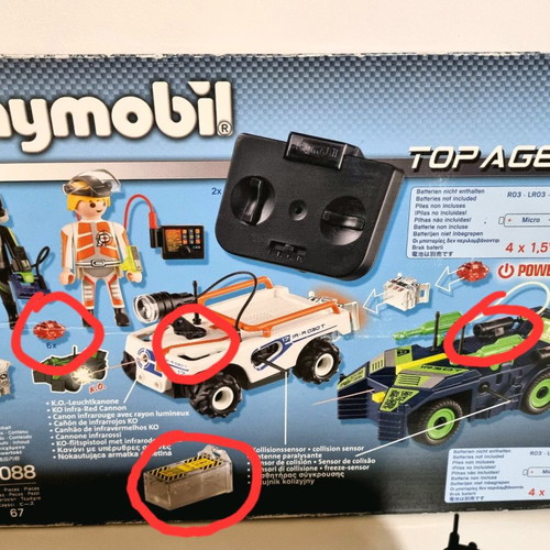 Playmobil 5088 Top Agents used with manual