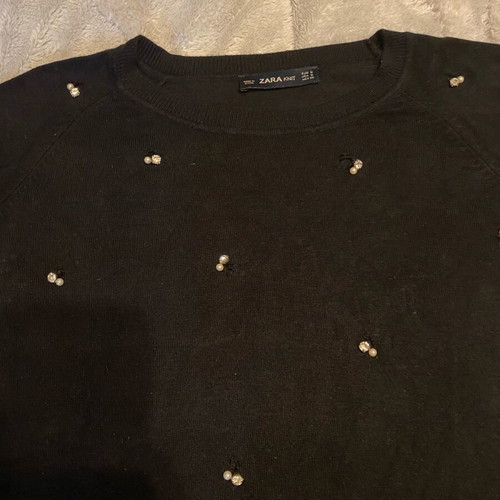 Zara blouse used, black, size S in very good condition