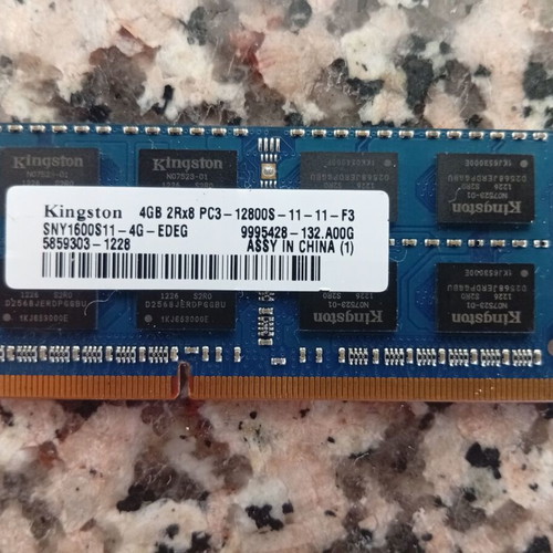 Kingston 4GB DDR3 1600MHz SO-DIMM laptop RAM used