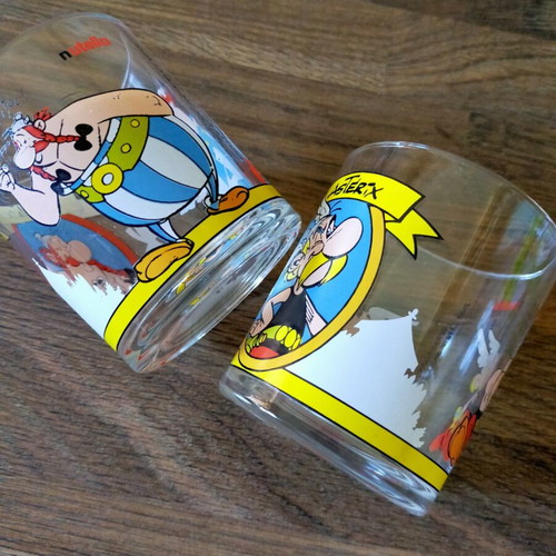 Collection glasses used, set of two