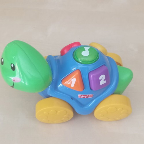 Vintage Fisher Price Turtle used educational toy