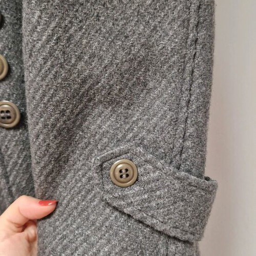 Raxevsky Small coat dark gray like new, 65% wool
