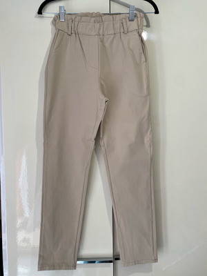 Stretchy pants like new, size M, beige