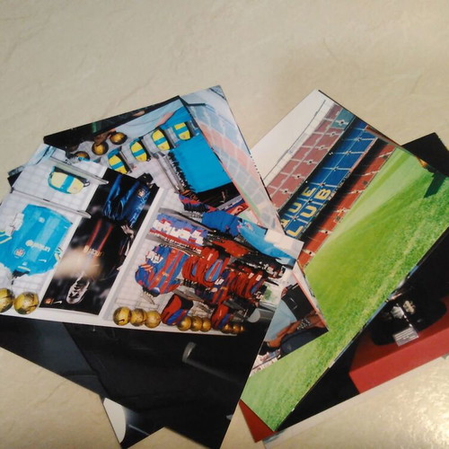 Set of 10 authentic Barcelona stadium photos 2007, like new