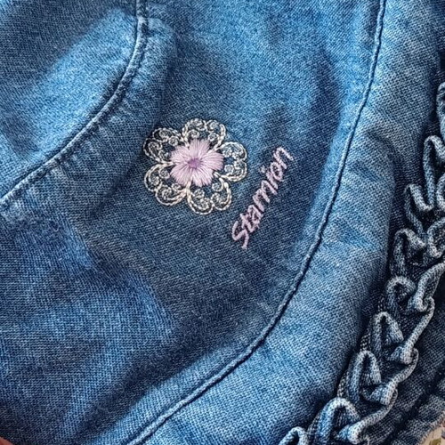 Denim bucket hat Stamion like new, blue, size 50cm