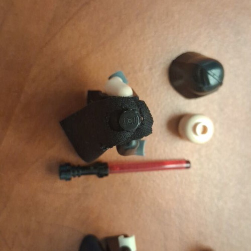 LEGO Star Wars Darth Vader & Emperor Palpatine Sith figures with red lightsabers
