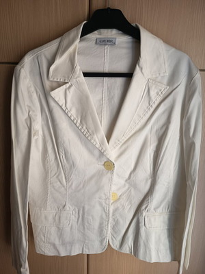 Γυναικείο λευκό σακάκι Gianni Rodini μεταχειρισμένο, No 5