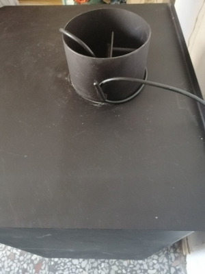 Дървена печка с въздушно отопление нова, чугунена, гръцко производство