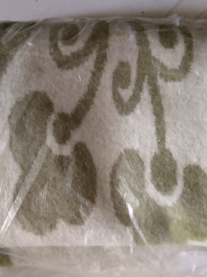 Vintage Biokarpet Klinto reversible wool blanket, new, double size