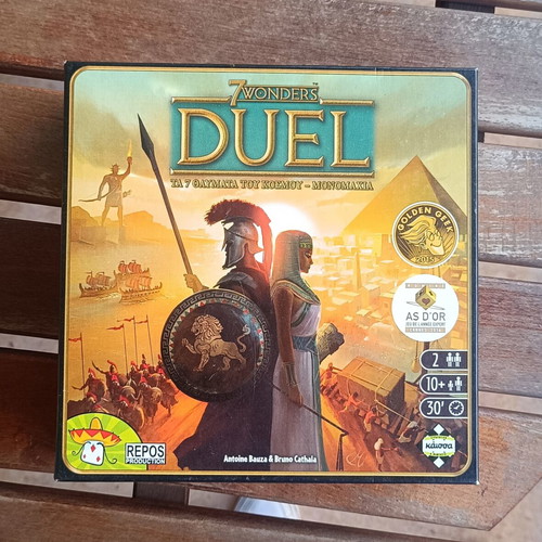7 Wonders Duel board game for 2 players, 10+ by Kaissa