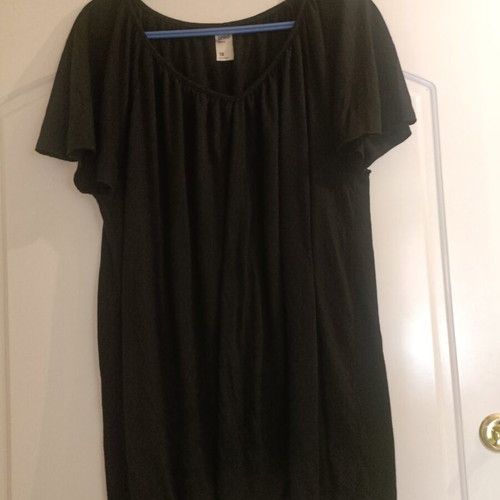 Anko women's black short-sleeve blouse size 18