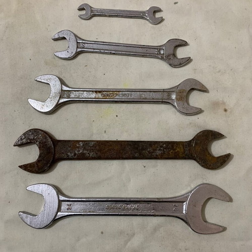 Set of German wrenches used