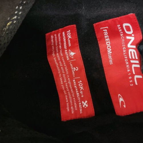 O'Neill Ski Pants Kids Like New, Yellow and Green