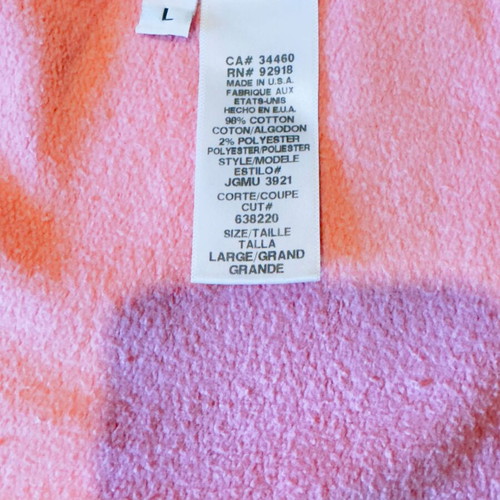 Juicy Couture sweatshirt used, size Large, soft pink