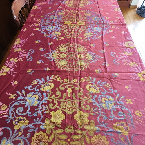 Vintage satin tablecloth 200x250 used