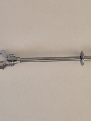 Stainless steel retro ice tong like new, 18cm length