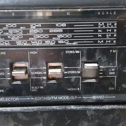 Panasonic Boombox 80s μεταχειρισμένο ραδιοενισχυτής με equalizer και bass boost