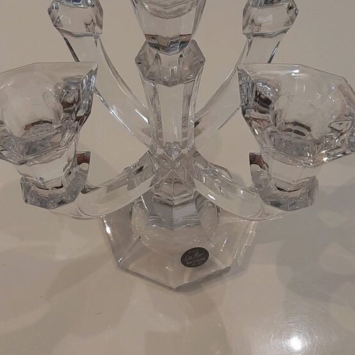 Lisa Mori Lead Crystal Candlestick new