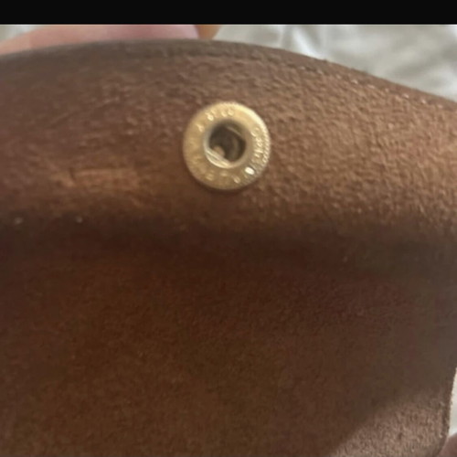 Longchamp handbag used, brown and green