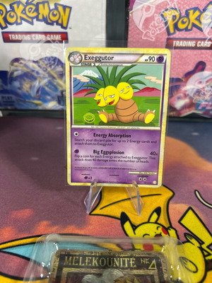 Pokemon card Exeggutor rare HeartGold & SoulSilver used