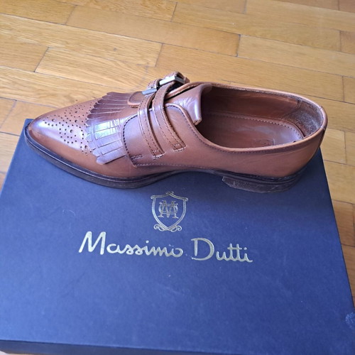Massimo Dutti leather shoes like new, size 37, brown