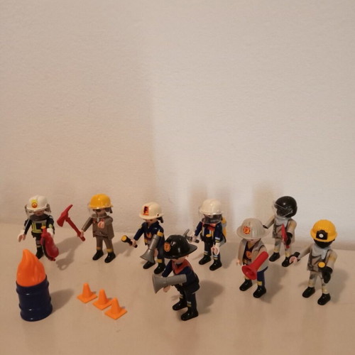 Playmobil firefighters used