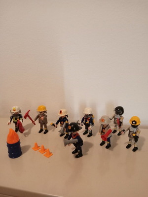 Playmobil firefighters used