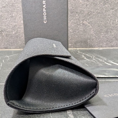 Chopard sunglasses case new black with card and box