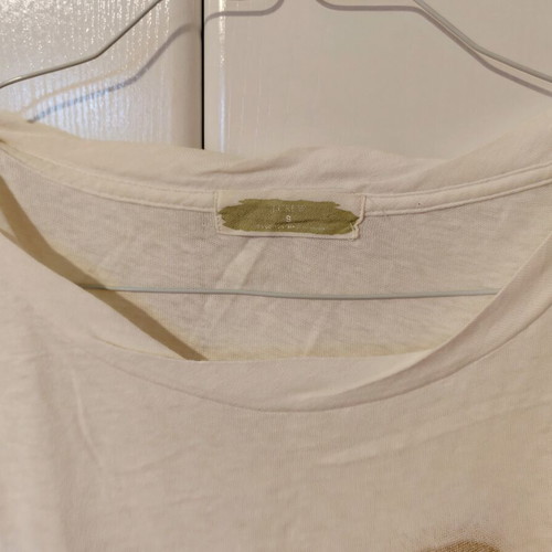 J.Crew vintage T-shirt with gold cranes size S like new