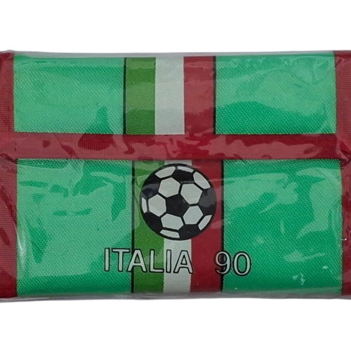 Vintage Mundial Italia 1990 Football World Cup Wallet new sealed