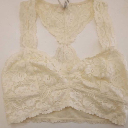 Lace bustier beige like new