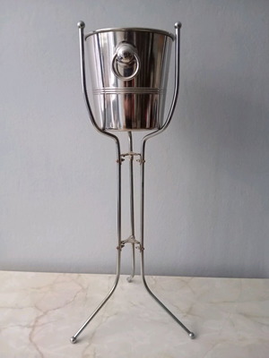 Champagne bucket used metal stainless with stand