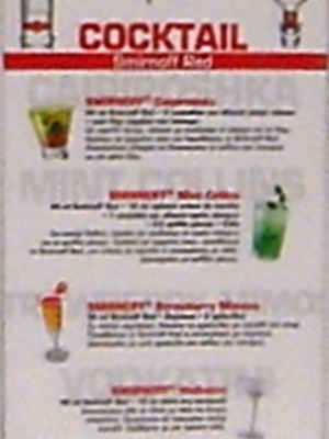 Συλλεκτικό λεύκωμα με απίθανα cocktails by Vodka Serkova καινούργιο