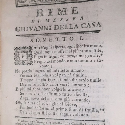 Works of 6 Italian Poets in 5 Books used, 1782 edition