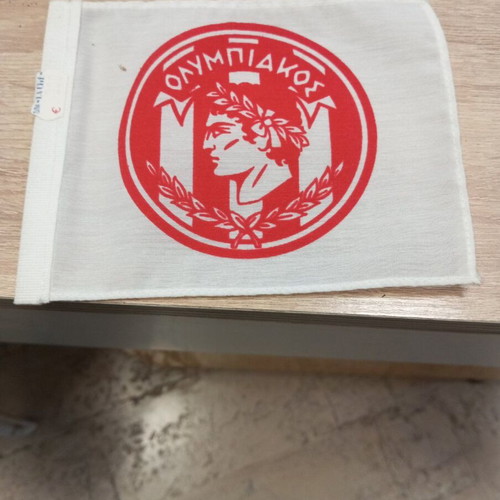 Olympiakos collectible mini flag new