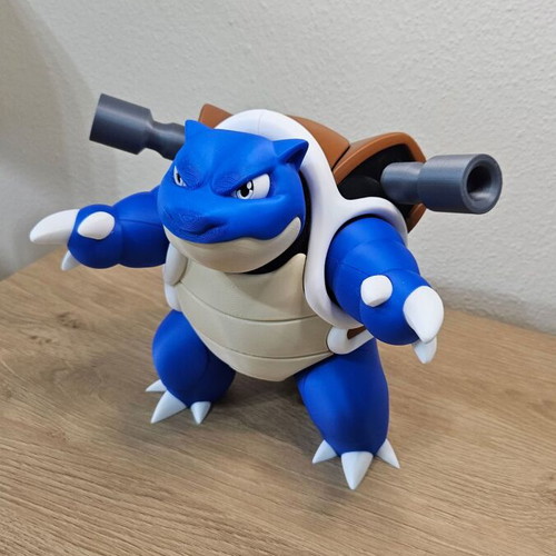 Blastoise figure 20cm new, high-quality 3D printed