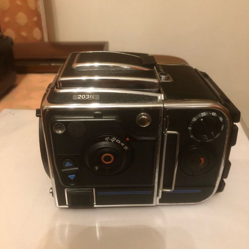 Hasselblad 203 FE new with two unused backs