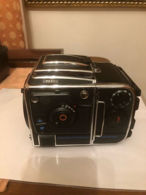 Hasselblad 203 FE new with two unused backs