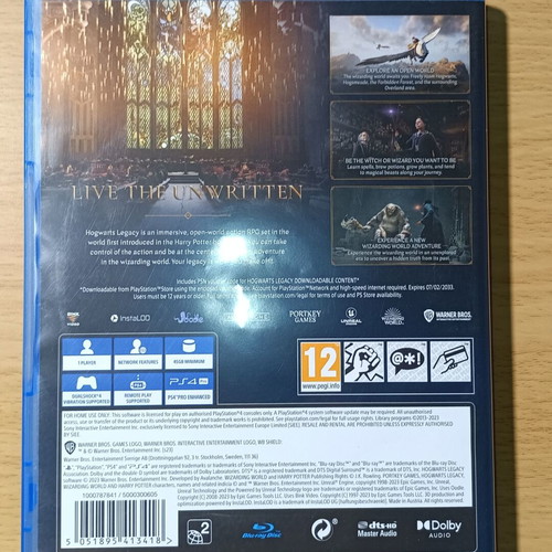 Hogwarts Legacy PS4 game like new